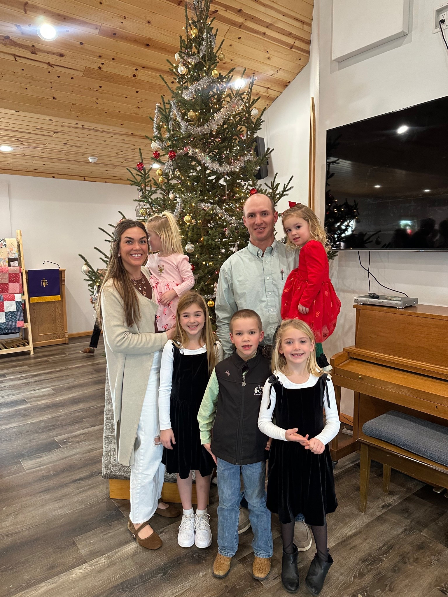 Linking our outfits! The girls dresses were PERFECT 

#LTKootd #LTKHoliday #LTKKids