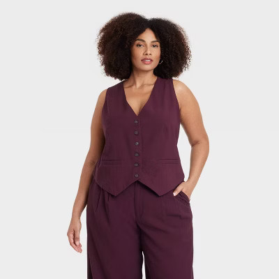 Women's Tailored Suit Vest - A New Day™ | Target