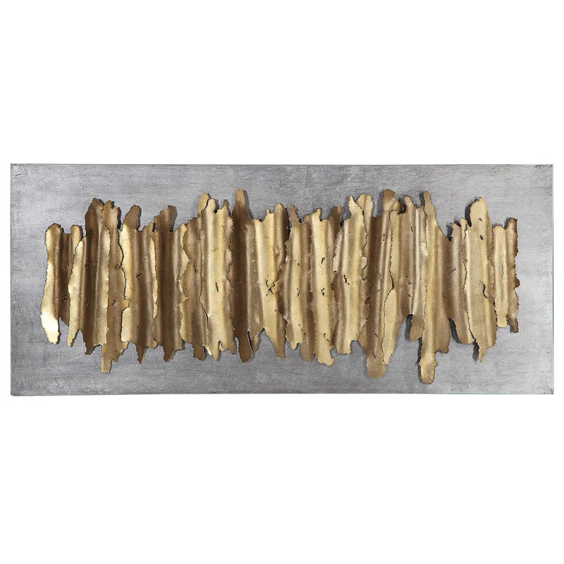 Traditional Abstract Wall Decor on Metal | Wayfair North America