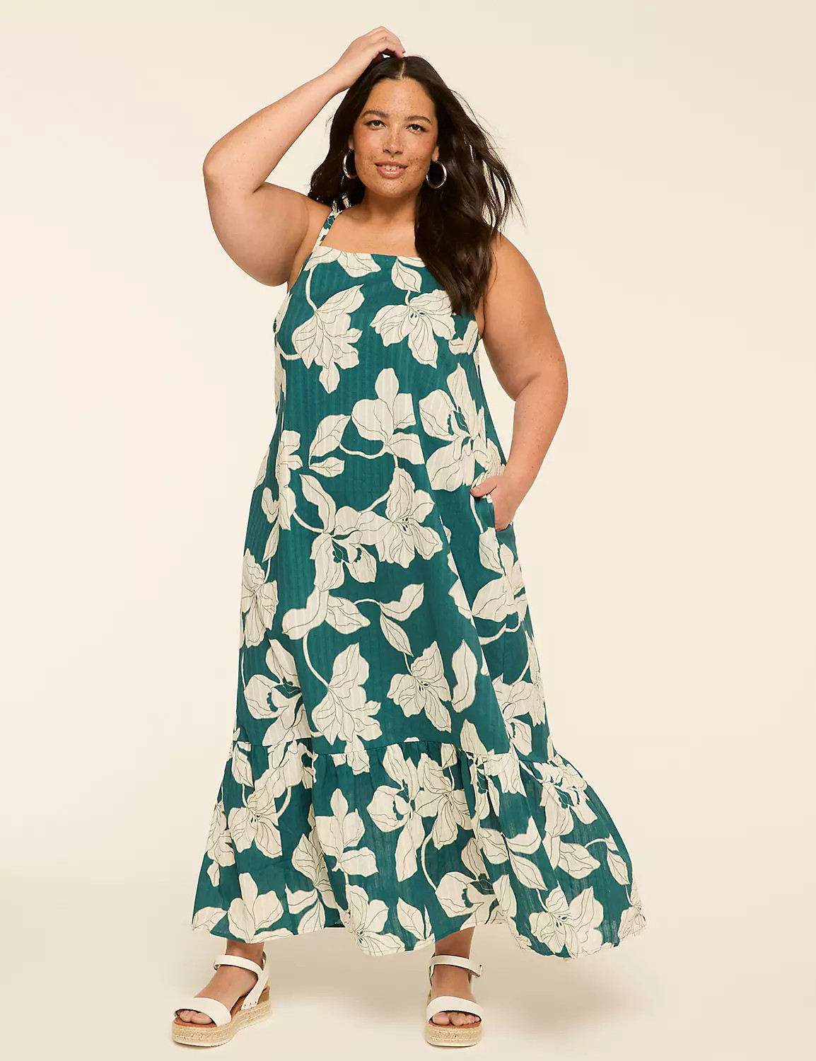 Square-Neck Maxi Dress | LaneBryant | Lane Bryant (US)