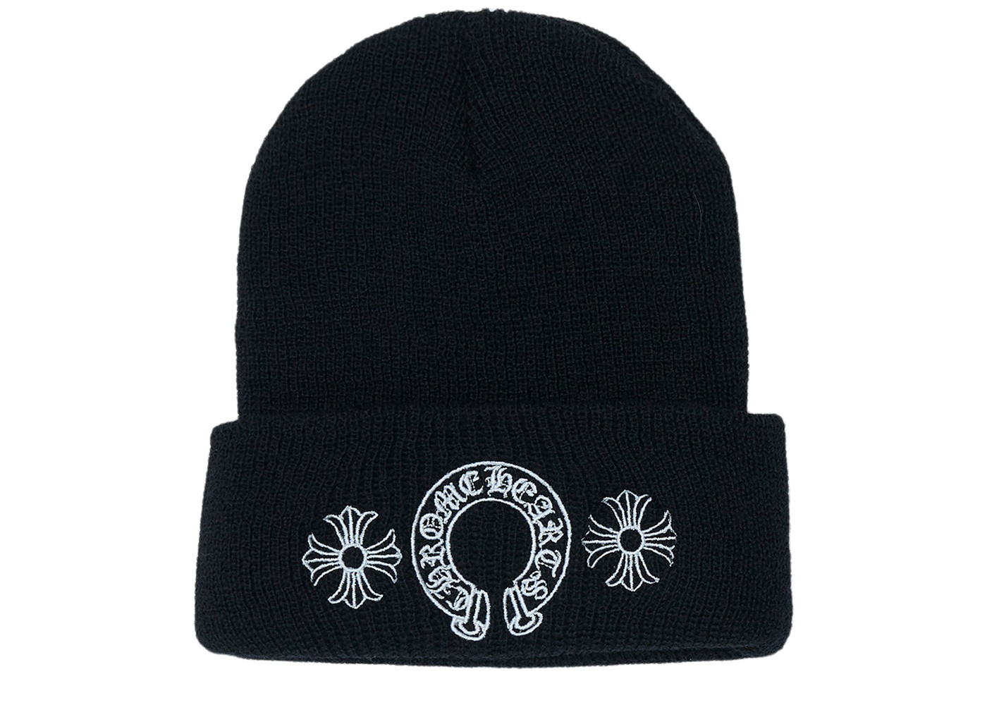 Chrome Hearts Horse Shoe Beanie Black | StockX