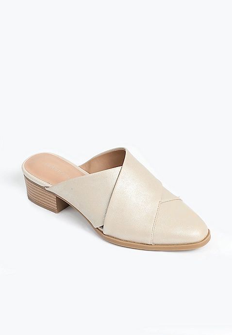 SuperCush Isabel Woven Heeled Mule | Maurices