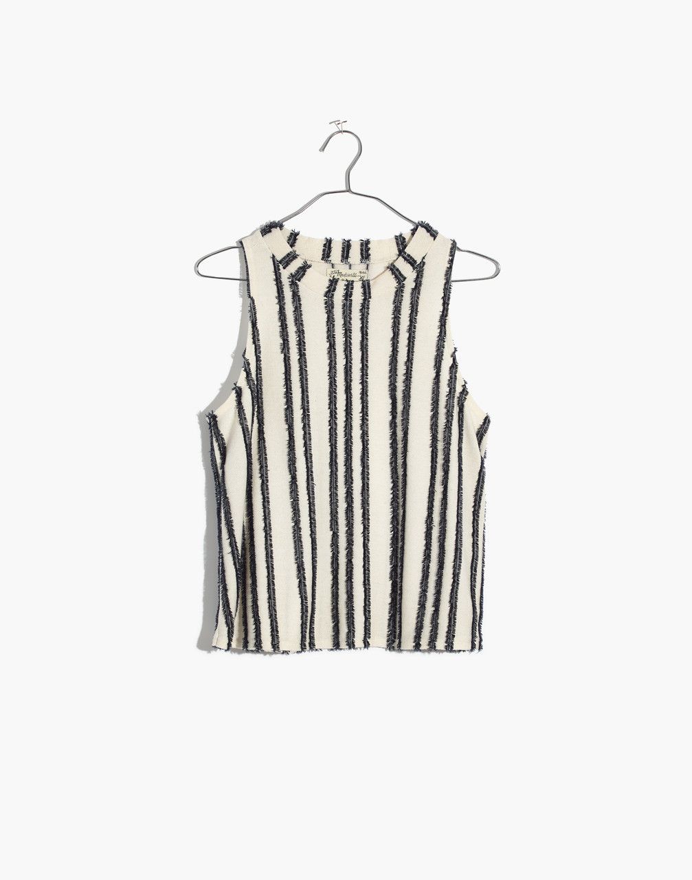 Texture & Thread Mockneck Swing Top in Stripe | Madewell