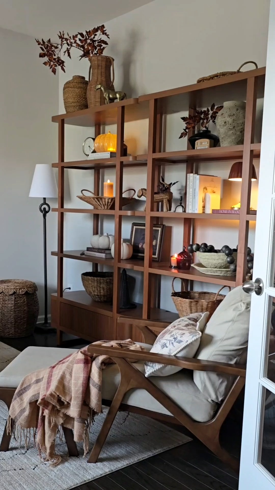 Fall Home Office Shelves  

 #LTKSeasonal #LTKHome #LTKSaleAlert