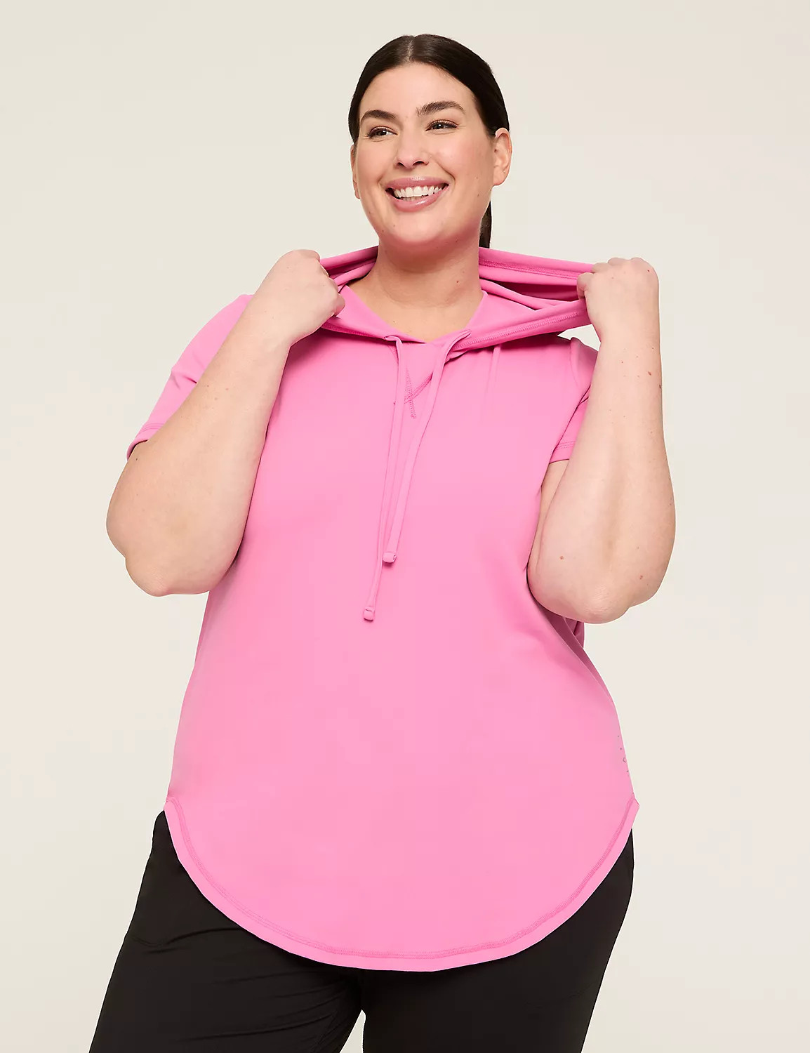 LIVI Short-Sleeve LIVI Soft Hoodie | Lane Bryant (US)