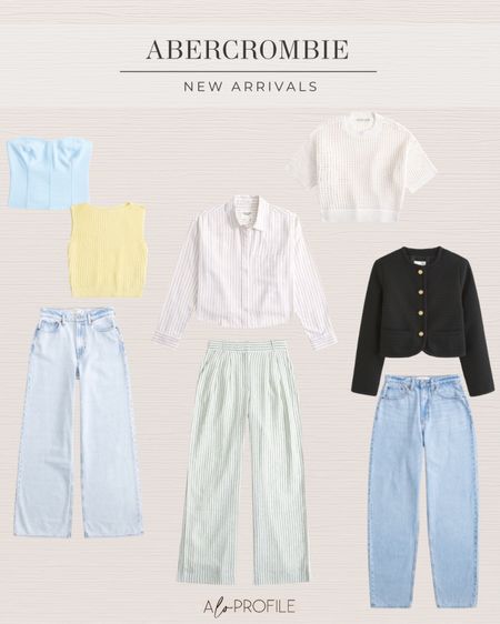 Abercrombie new arrivals// Spring finds, spring and summer fashion, mix and match, denim outfits, warm weather inspo, styling inspiration, great deals, sale alert, SS24

#LTKstyletip #LTKSeasonal