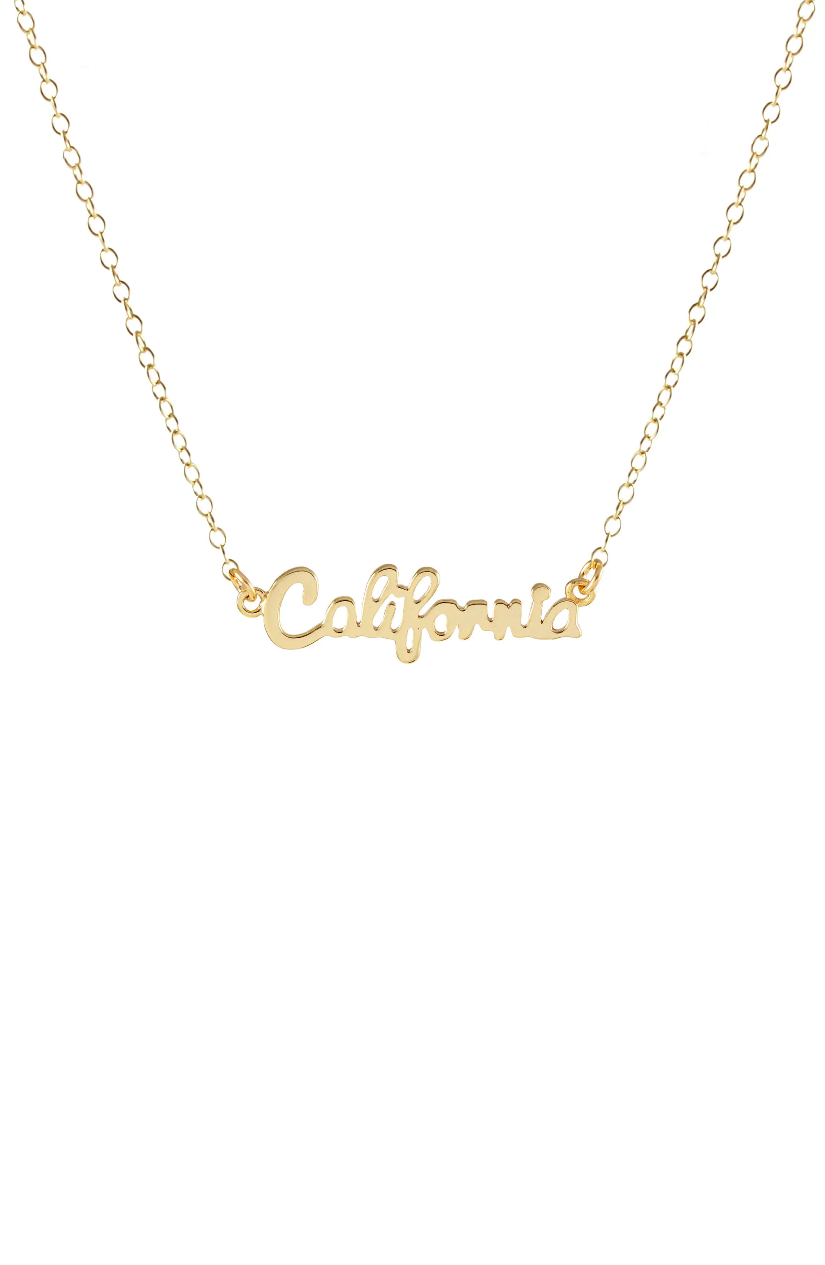 State Script Charm Necklace | Nordstrom