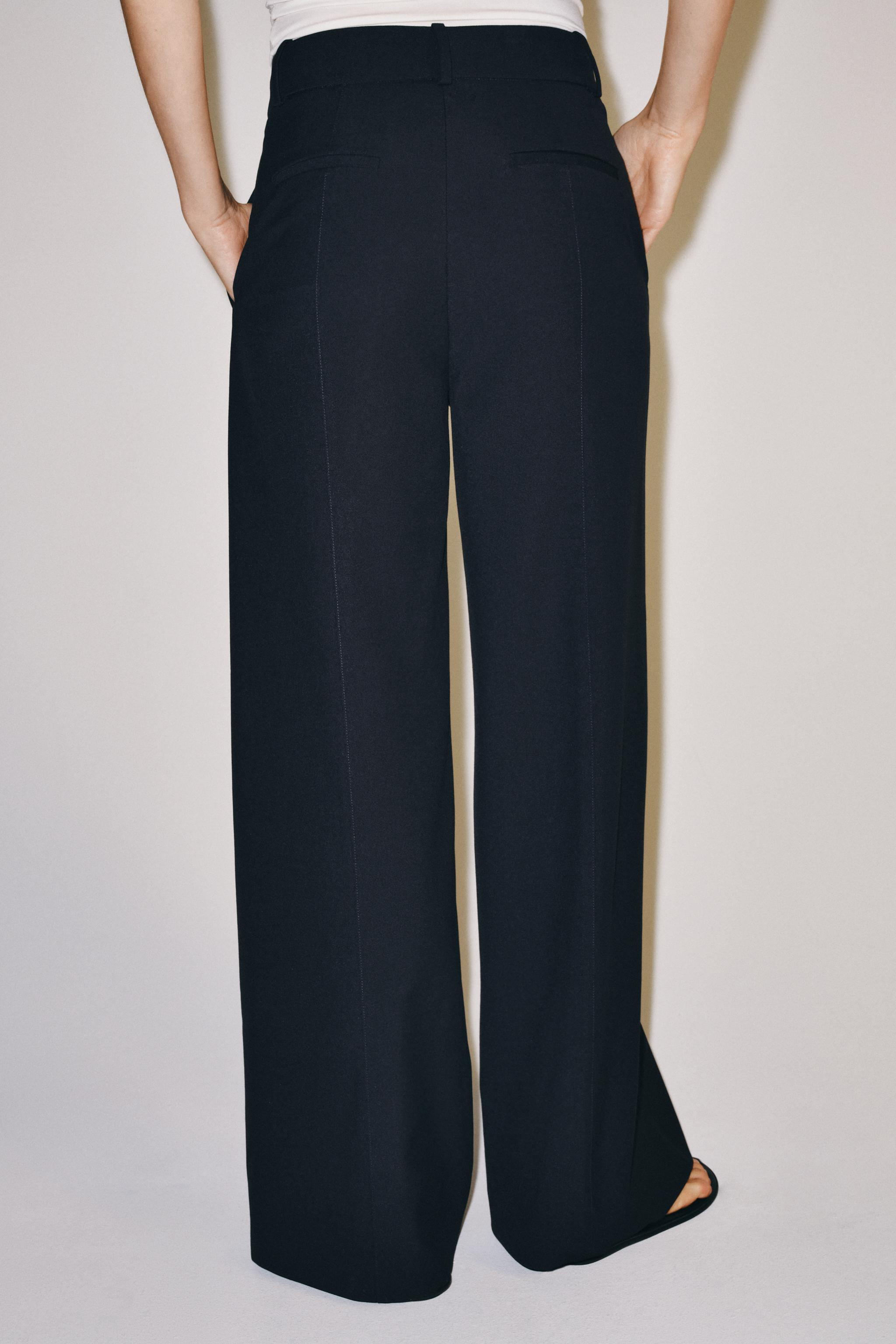 ZW COLLECTION WIDE-LEG TROUSERS | Zara UK