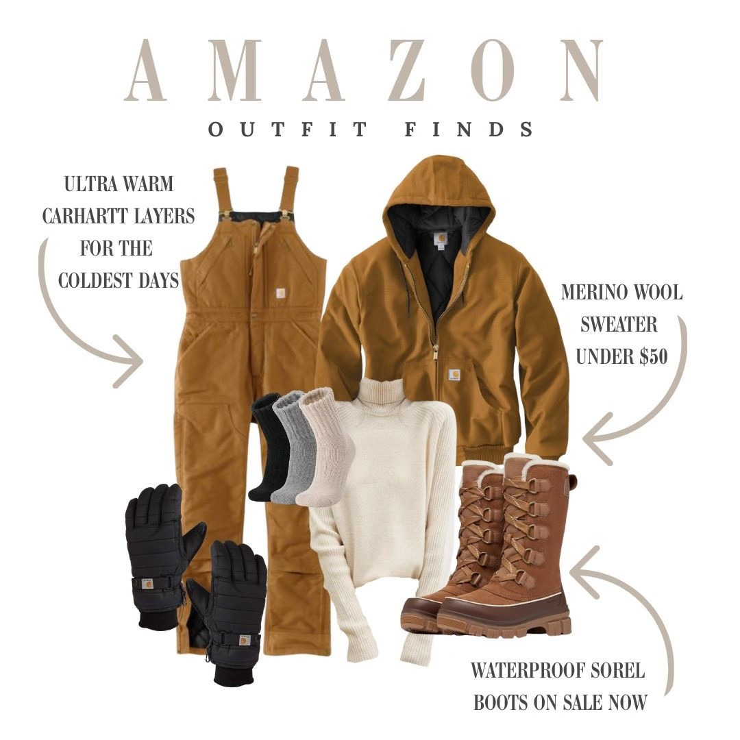 Amazon cold weather staples for staying warm without overthinking it. Insulated layers, cozy knits, and boots made for real winter days.

#LTKSeasonal #LTKOver40 #LTKmomlife