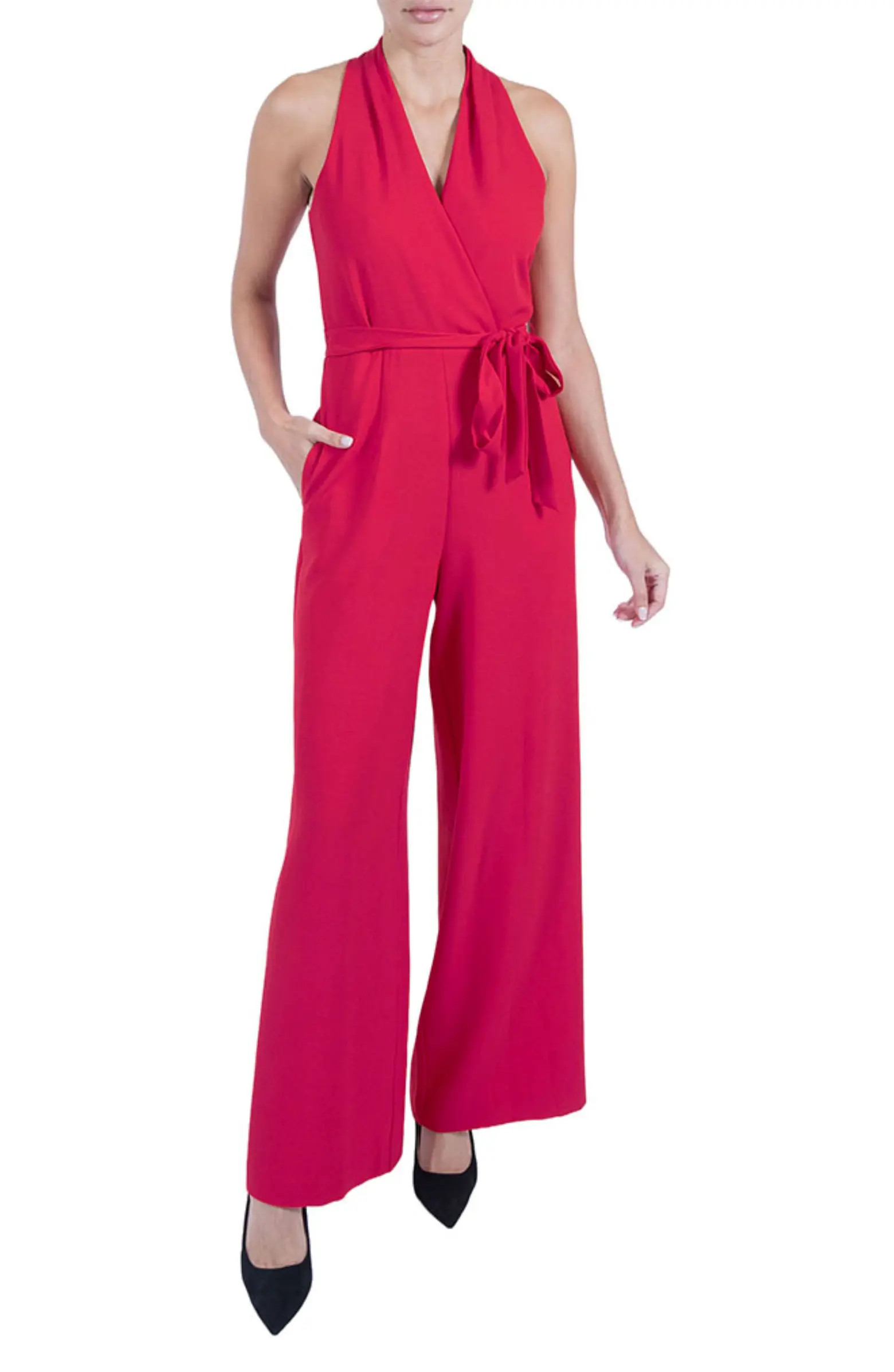 Tie Waist Wide Leg Jumpsuit | Nordstrom