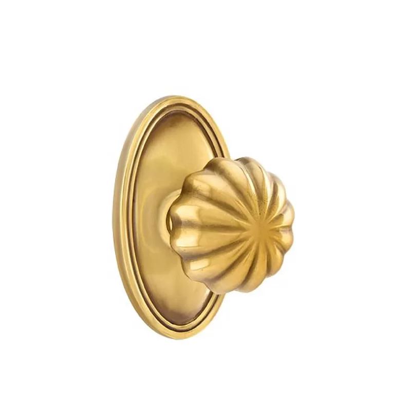 Passage Melon Knob with Oval Rose | Wayfair North America