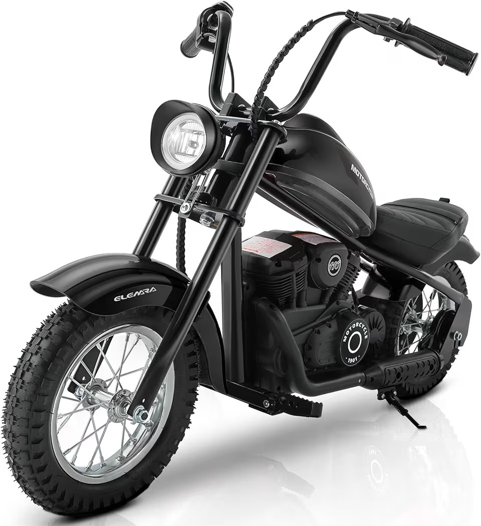 ELEMARA Electric Dirt Bike, 15 mph & 150lb Max, 24V Ride on Toy for Big Kids w/LED Lights & Power... | Amazon (US)