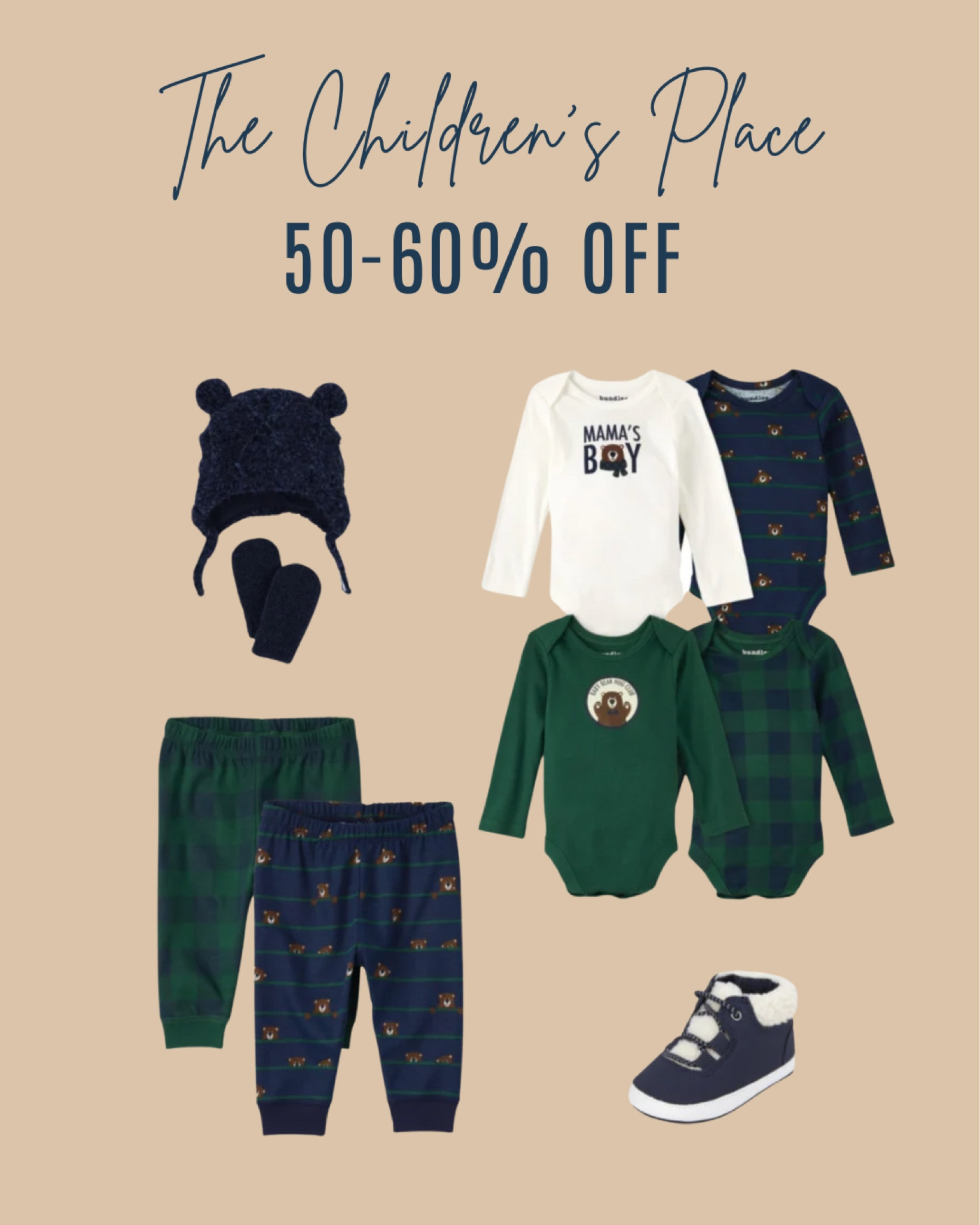 Baby boy bear outfits on sale for 50% off baby registry outfits baby shower gifts

#LTKsalealert #LTKbaby #LTKSeasonal