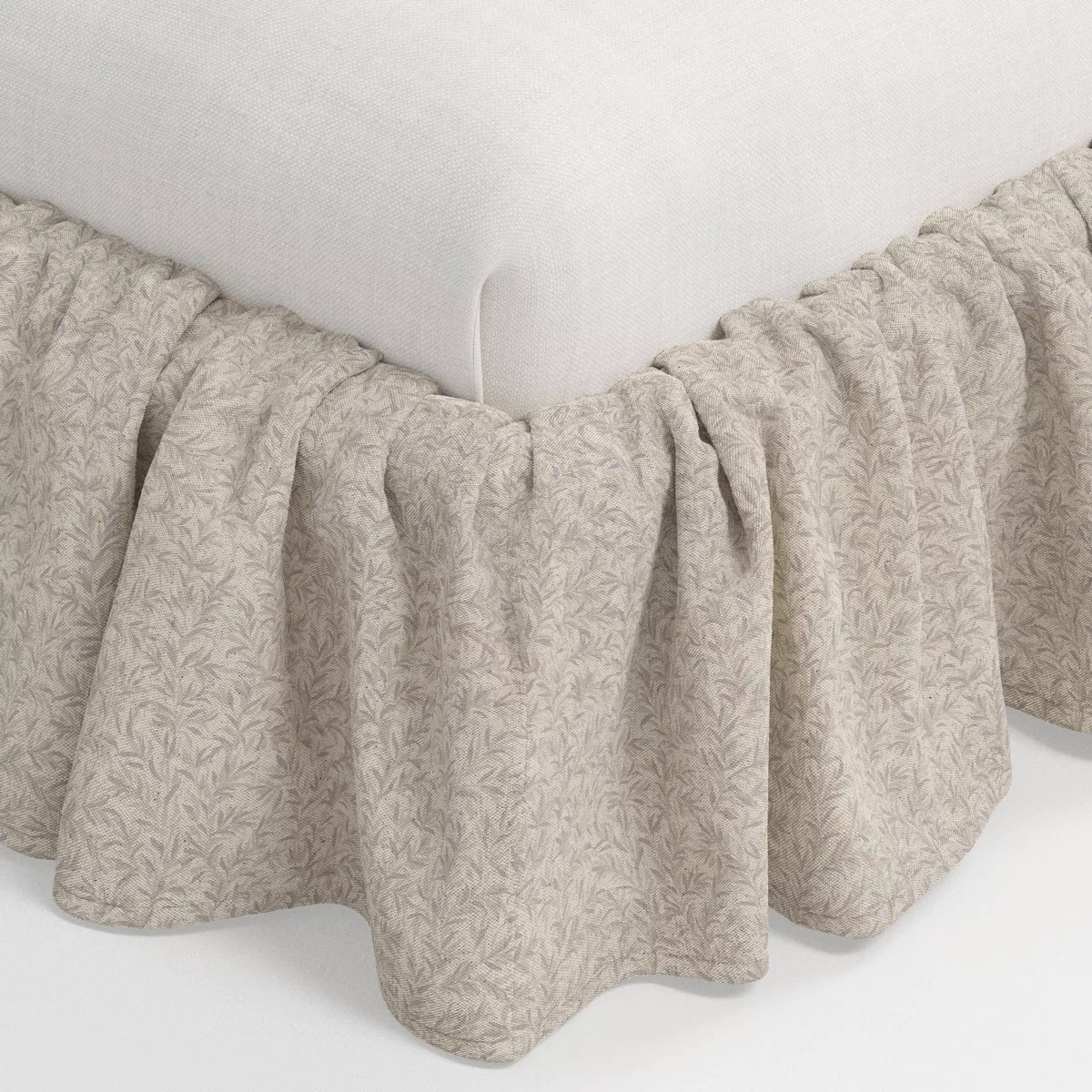 Queen Johanna Ruffled Slipcover Bed in Marisha Vine Mauve - Threshold™ designed with Studio McG... | Target