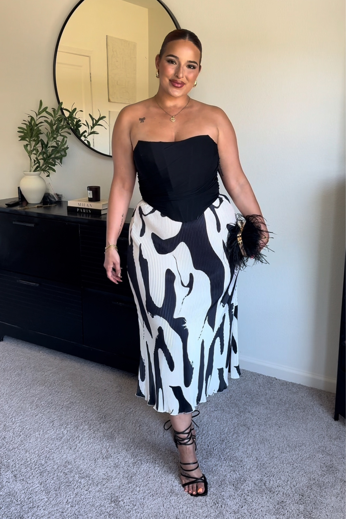 Corset top- size 14/16 | skirt- size XL . | shaper panties- size XL