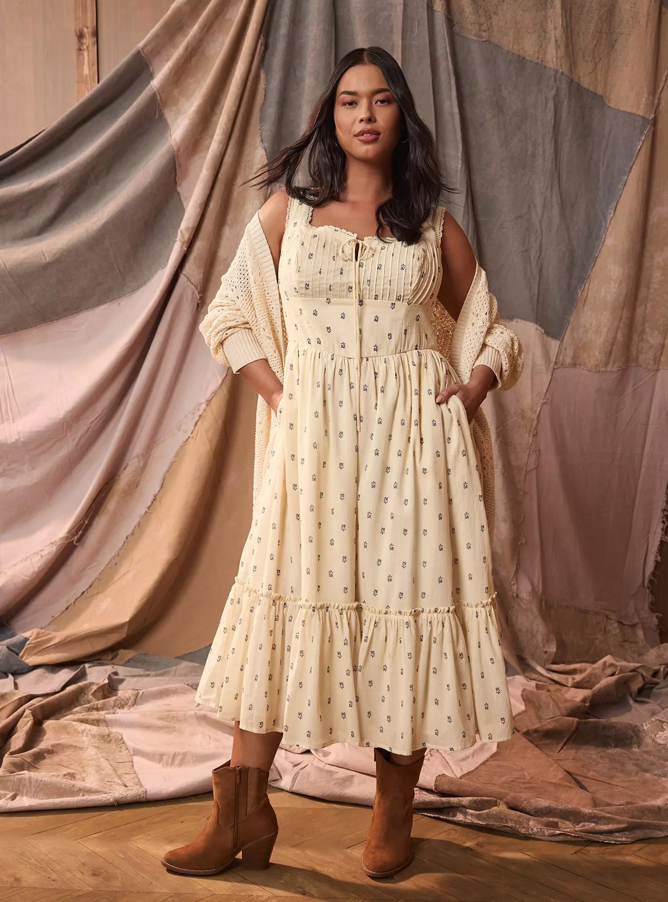 Festi Tie-Front Maxi Dress | Torrid (US & Canada)