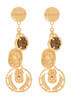 The Chloé Medals drop earrings | Harvey Nichols