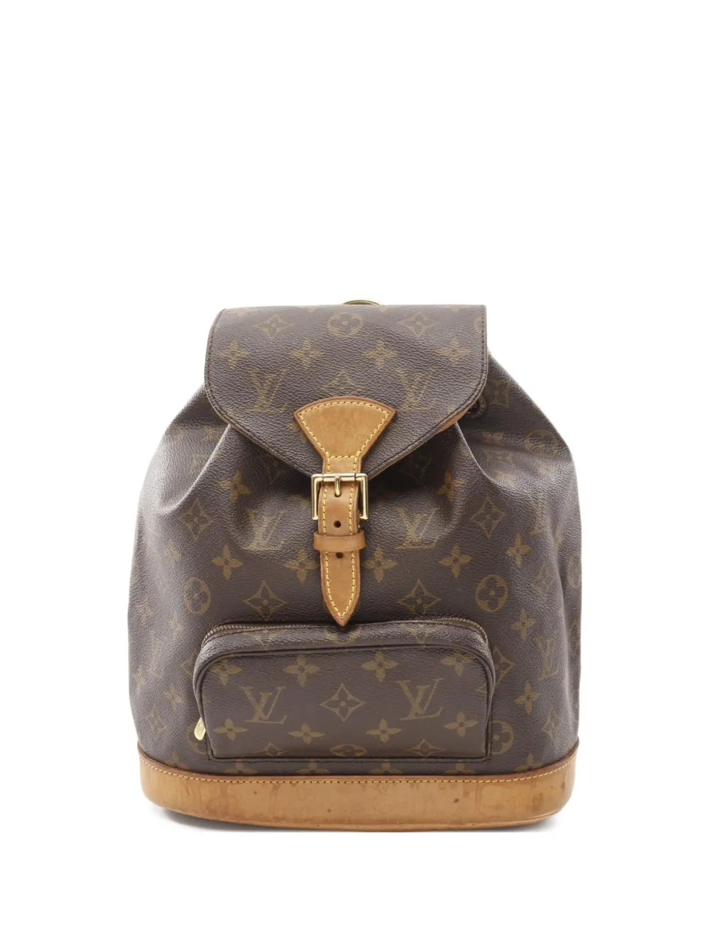 Louis Vuitton Pre-Owned 1997 Montsouris MM Monogram Backpack | Brown | FARFETCH | Farfetch Global