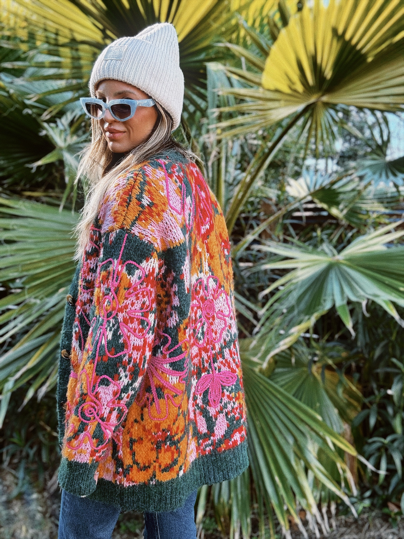 Wearing a small in the sweater and the T-shirt

#LTKover40 #LTKSeasonal #LTKstyletip