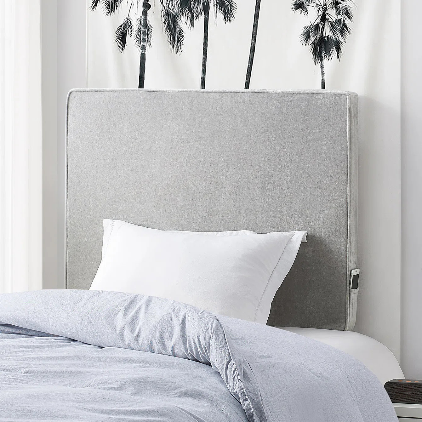 Rainha - Memory Foam Cushioned Dorm Headboard | Wayfair North America