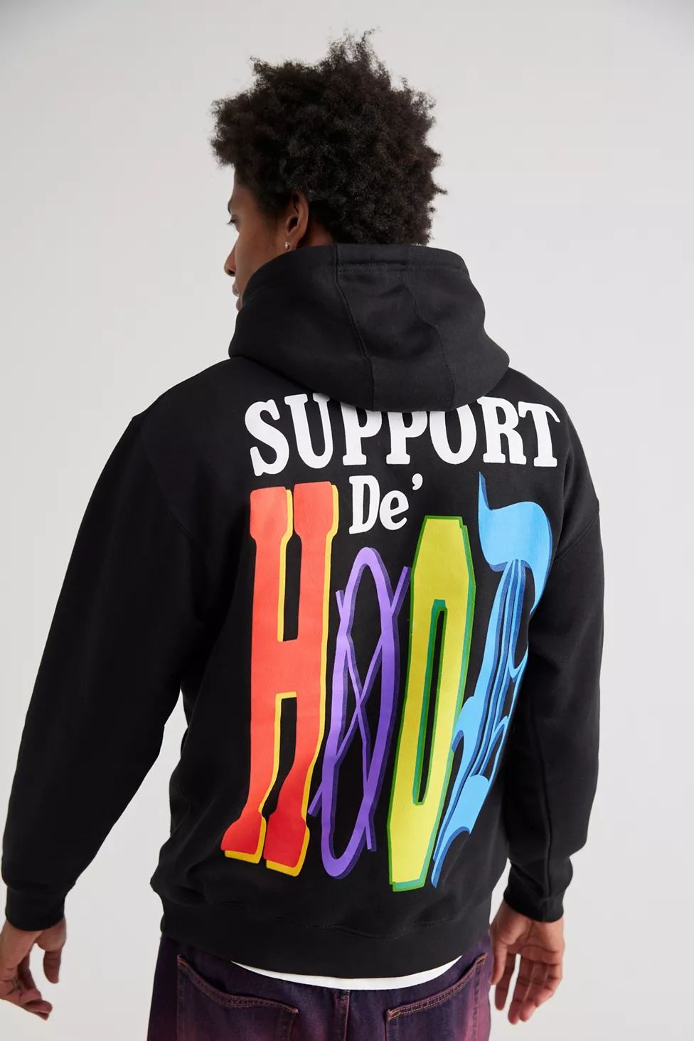 ZTRA UO Exclusive Support De’ Hood Pullover Hoodie Sweatshirt | Urban Outfitters (US and RoW)