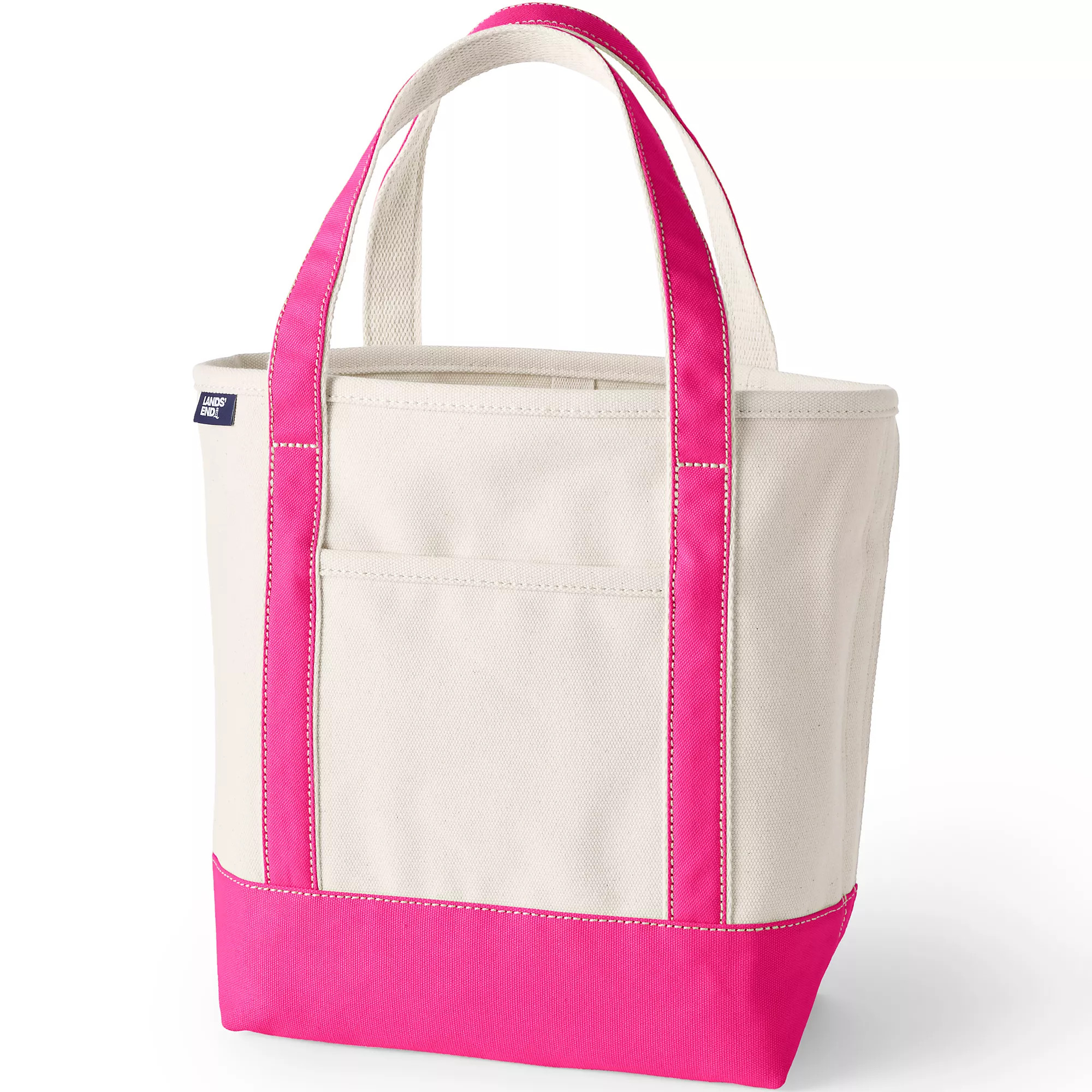 Medium 5 Pocket Open Top Canvas Tote Bag | Lands' End (US)