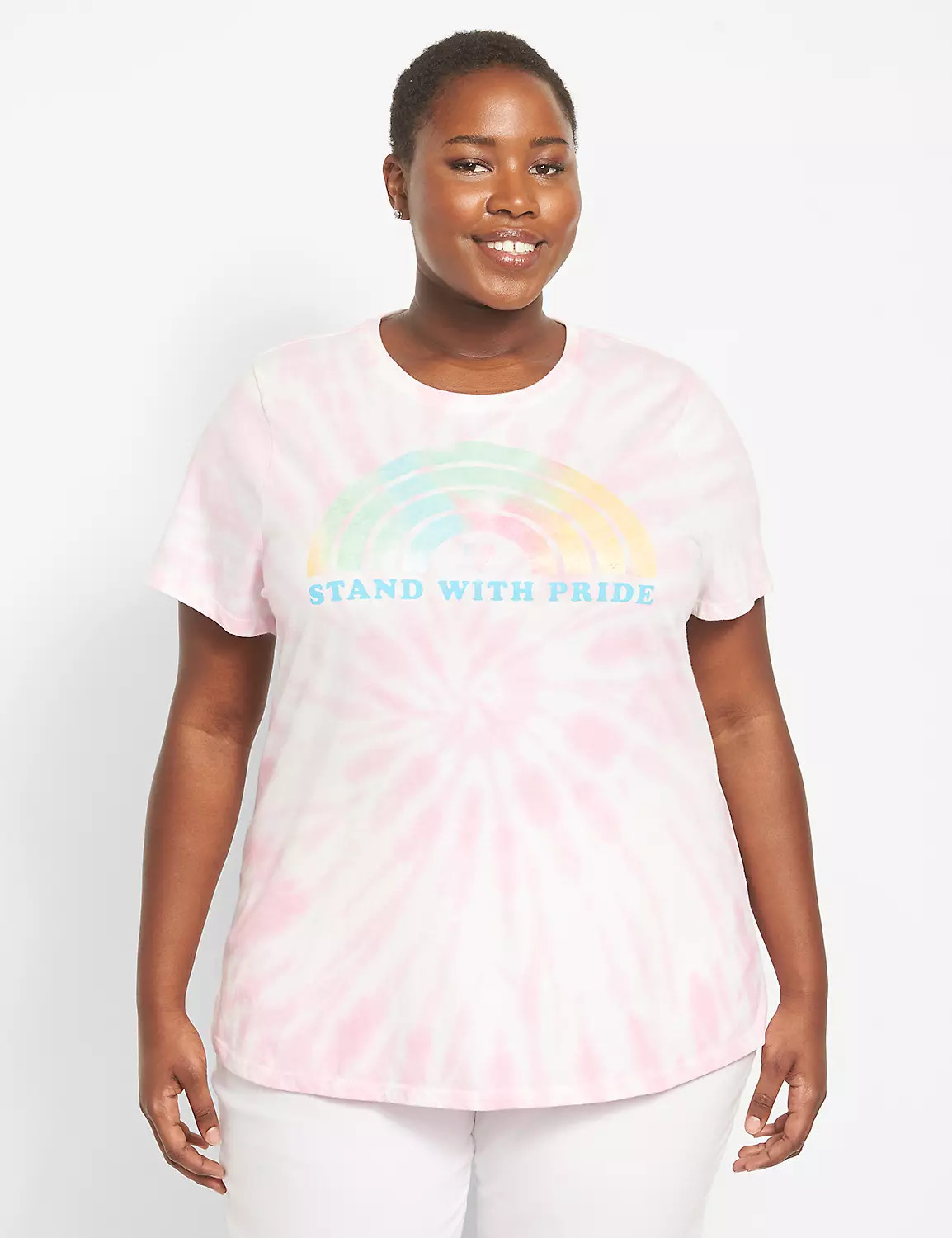 Stand With Pride Rainbow Graphic Tee | LaneBryant | Lane Bryant (US)