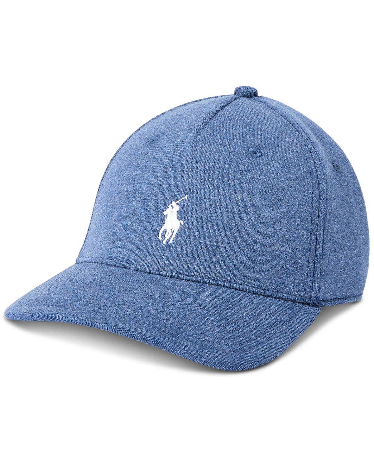 Polo Ralph Lauren Men's Double-Knit Jacquard Ball Cap - Blue Heather | Macy's