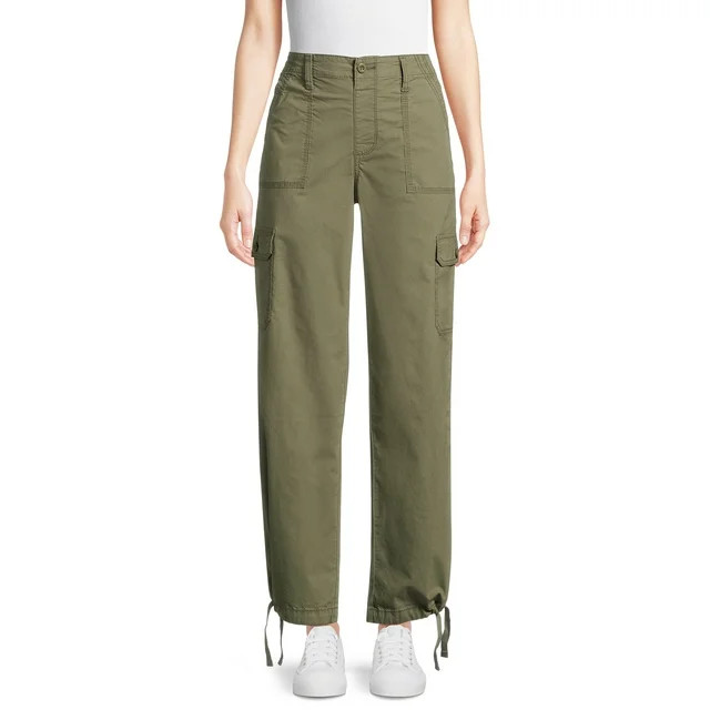 No Boundaries Women's Juniors Cargo Pants, 30” Inseam, Sizes XS-XXXL | Walmart (US)