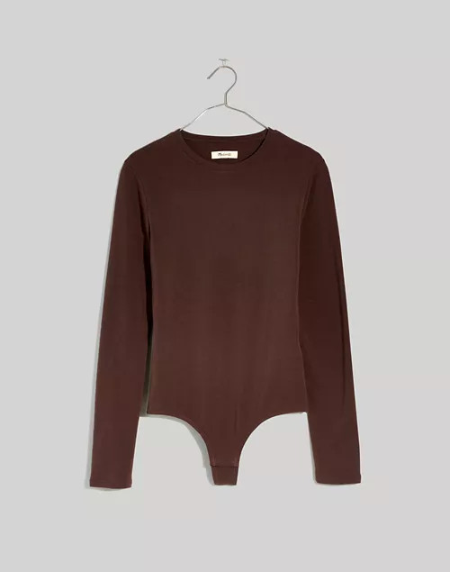 Crewneck Thong Bodysuit | Madewell