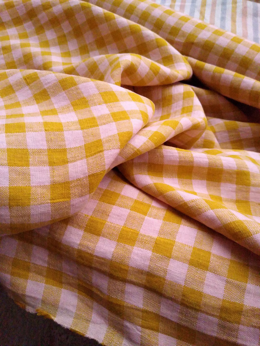 Laundered Linen / Wes Gingham | Etsy (US)