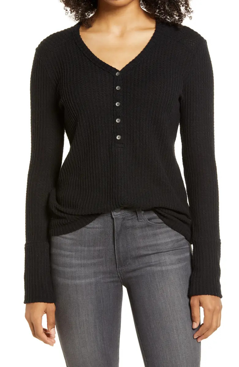 High Cuff Henley Top | Nordstrom
