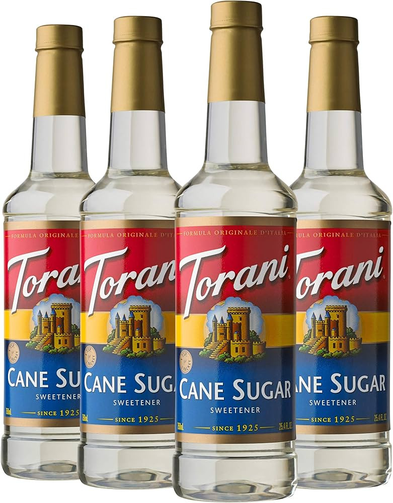 Torani Syrup, Cane Sugar Sweetener, 25.4 Ounces (Pack of 4) | Amazon (US)