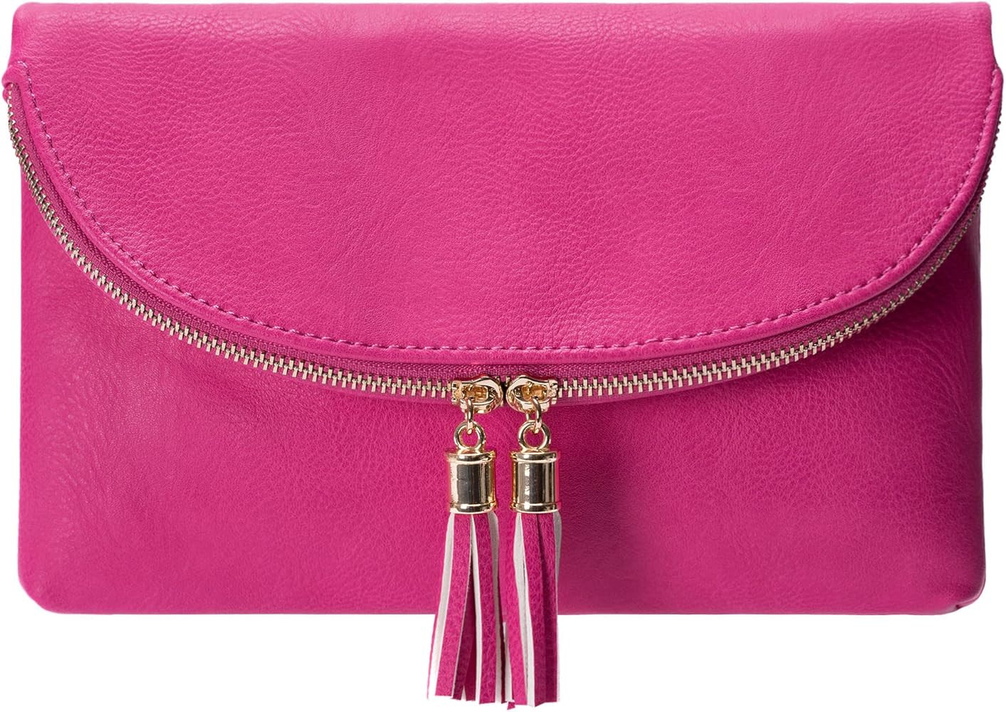 Solene Womens Envelop Clutch Purse Multi Compartments, 6 Card Slot Inside, Crossbody Bag With Tas... | Amazon (US)