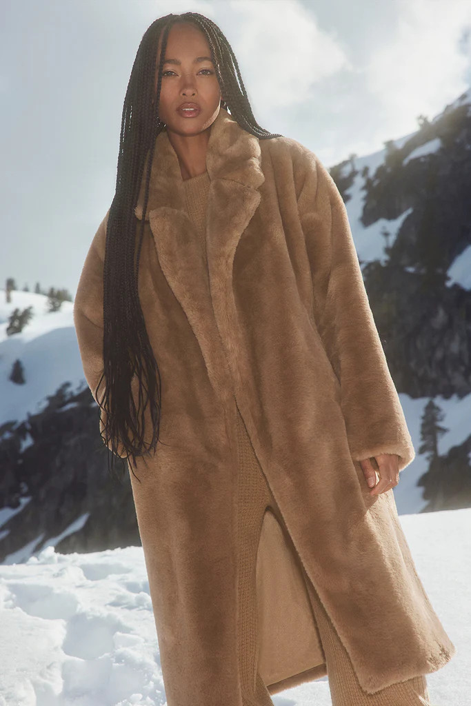 Oversized Faux Fur Trench | Alo Yoga (US)