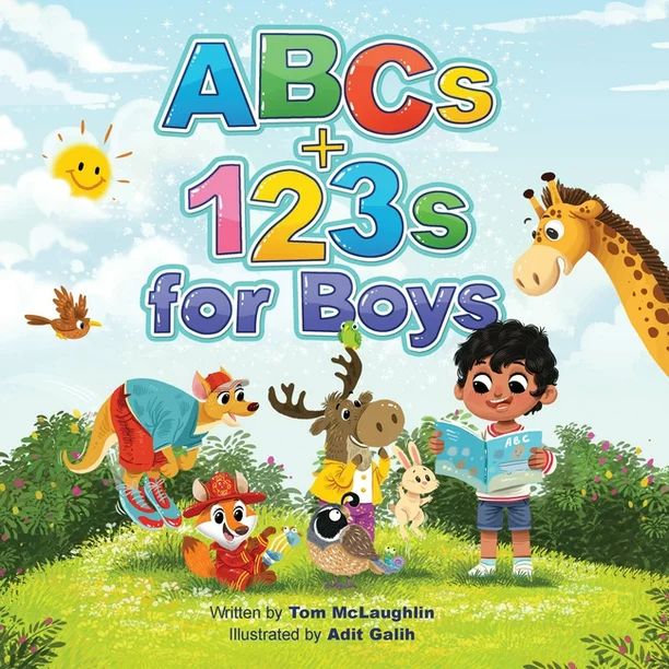 ABCs and 123s: ABCs and 123s for Boys : A fun Alphabet book to get Boys Excited about Reading and... | Walmart (US)