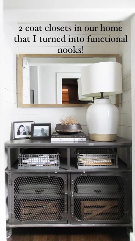 I turned 2 coat closets into nooks and it was one of the best design decisions I’ve ever made! 
Shop the looks here 
Home decor 
Neutral home
Lake house 
Pottery barn


#LTKstyletip #LTKhome #LTKsalealert
