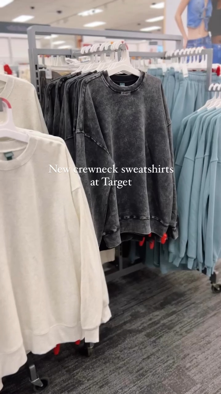 New Wild Fable oversized crewneck sweatshirts at Target! 

#LTKFindsUnder100 #LTKStyleTip #LTKFindsUnder50