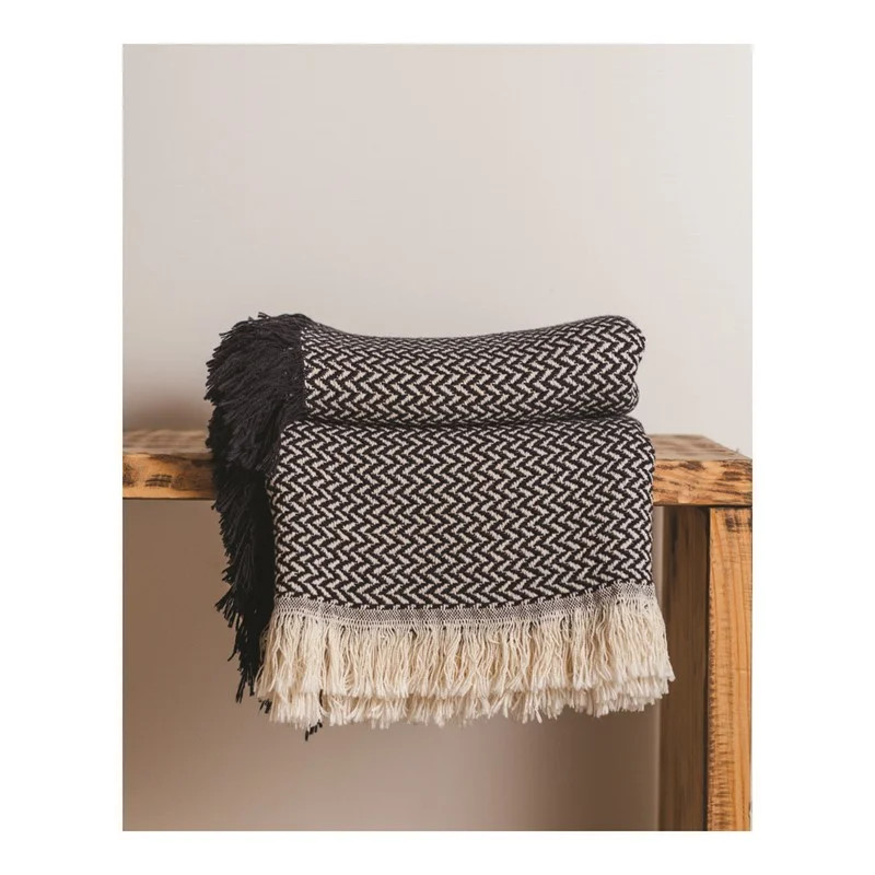 Manual Woodworkers & Weavers Dashing Texture 100% Cotton Tapestry Throw 46" x 67 | Wayfair North America