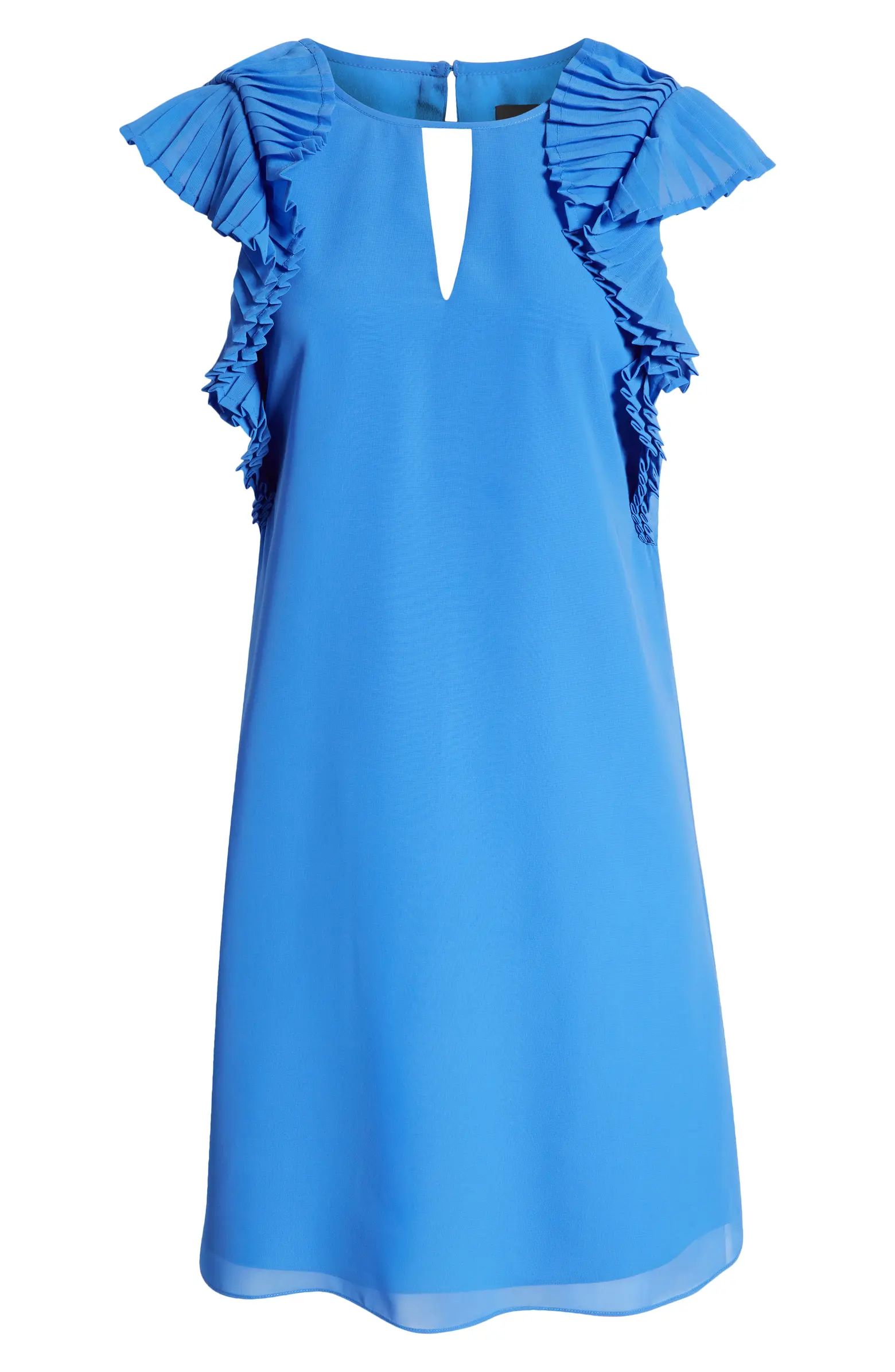 Pleated Sleeve Chiffon Float Dress | Nordstrom