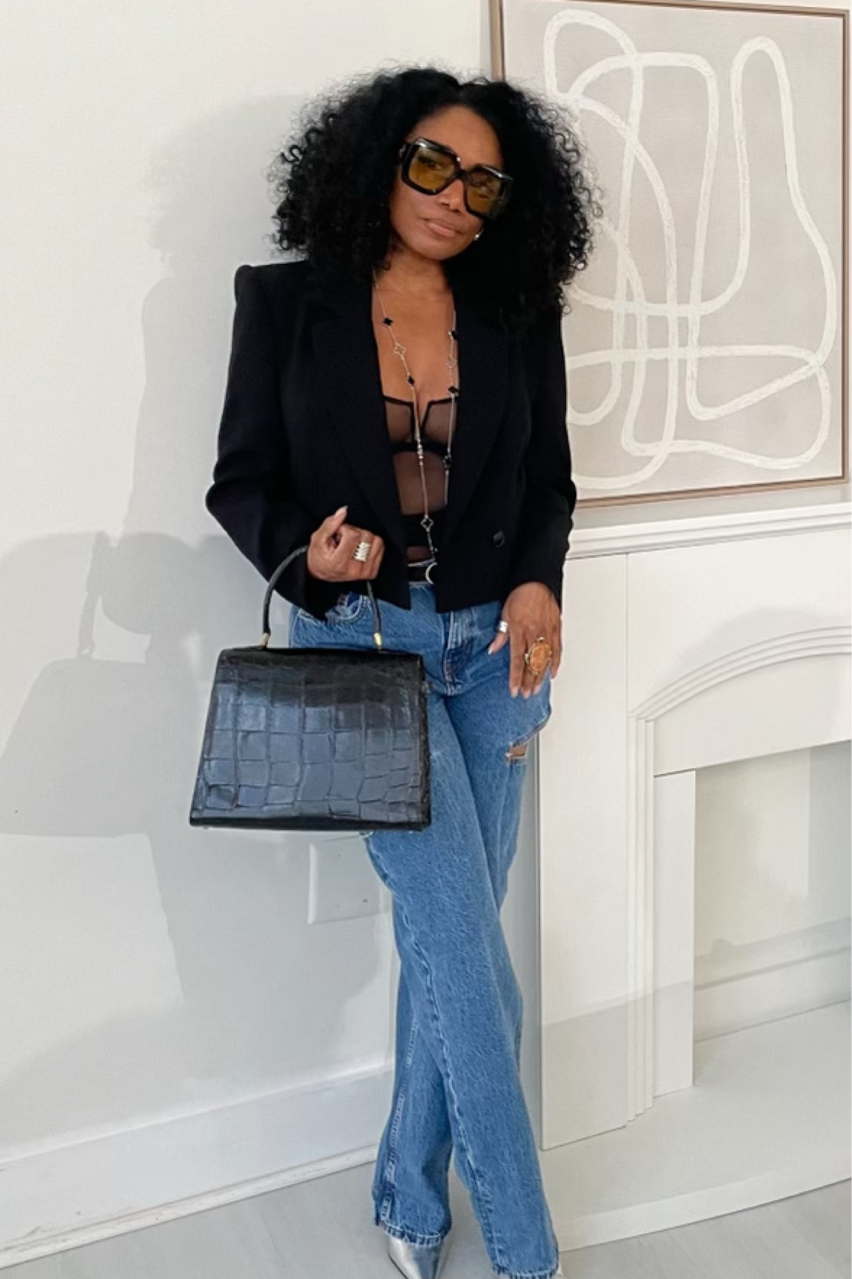 Blazer and jeans from Zara! 

#LTKshoecrush #LTKstyletip