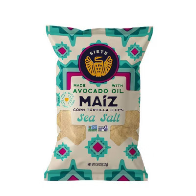Siete Maiz Sea Salt Corn Tortilla Chips - 7.5oz | Target