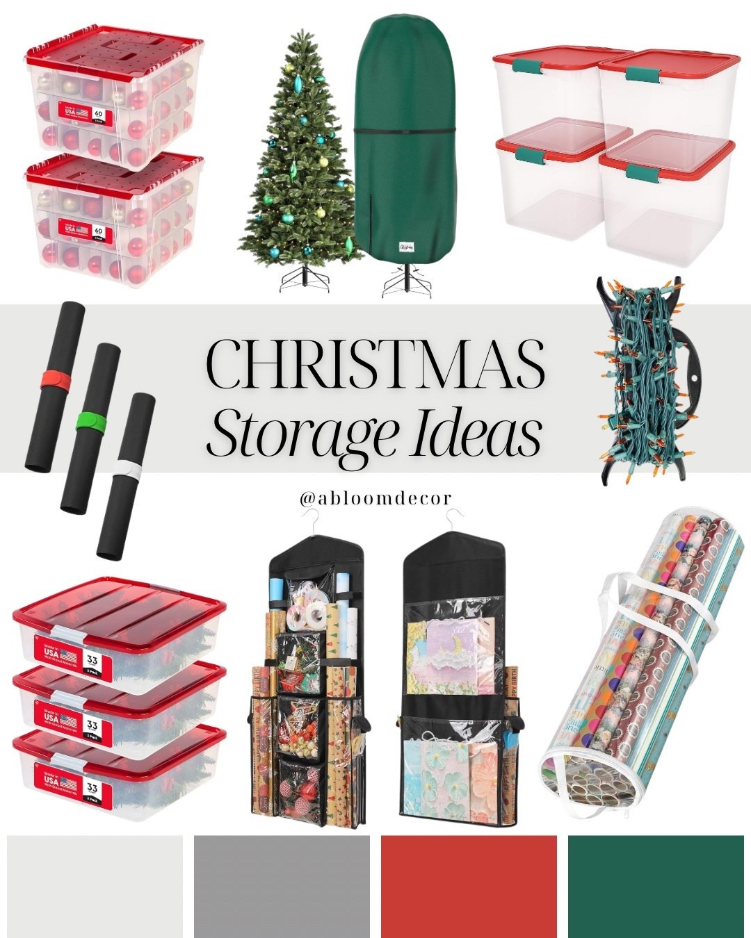 Smart Christmas storage ideas for a clutter-free holiday season.

#LTKSeasonal #LTKHome