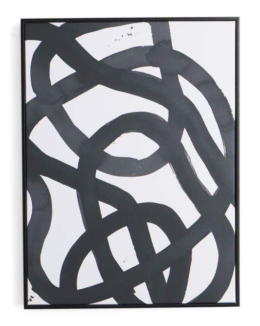 18x24 Saga Black Framed Canvas Wall Art | TJ Maxx
