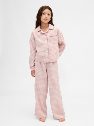 Kids Recycled Flannel PJ Set | Gap (CA)