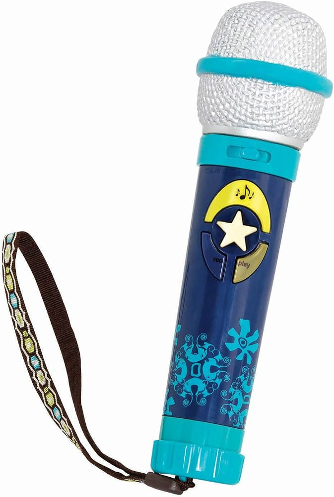 B. toys- Okideoke Toy Microphone- Musical Toys- 8 Songs & Voice Amplifier- 18 Months + | Amazon (US)