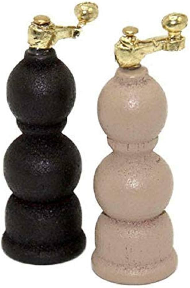 Melody Jane Dollhouse Cruet Set Salt & Pepper Grinders Dining Kitchen Cafe Accessory 1:12 | Amazon (US)