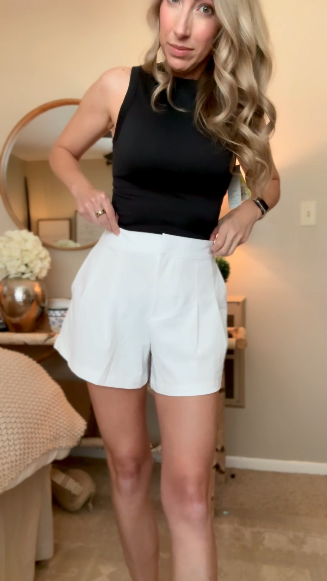 The classiest athleisure outfit I ever did see! Amazed that these are both target! Such a cute sports mom outfit, tennis outfit, golf outfit, pickleball outfit, I’m obsessed! 
Top: small
Shorts: XS - run generous 

#LTKootd #LTKmomlife #LTKOver40