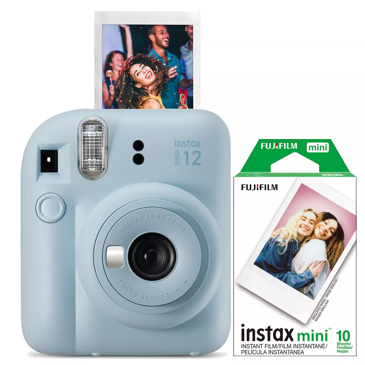 FujiFilm Instax Mini 12 Pastel Blue Holiday Bundle | Kohl's