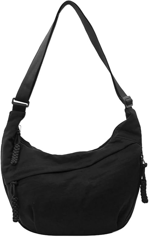 Sanxiner Crescent Bag for Women Men Nylon Crossbody Bags Multi-Pocket Sling Bag Roomy Hobo Bags M... | Amazon (CA)